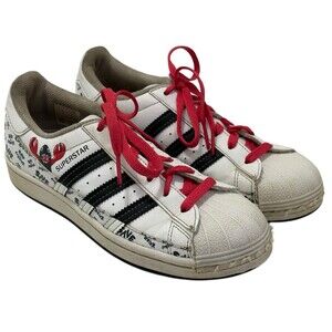 Adidas Superstar X Philip Colbert "Save The Lobster" Shoes White Size 4.5 YYA